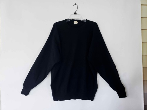 Barrie Black Men's Cashmere Sweater with Elbow Patches XXL - 第 1/5 張圖片