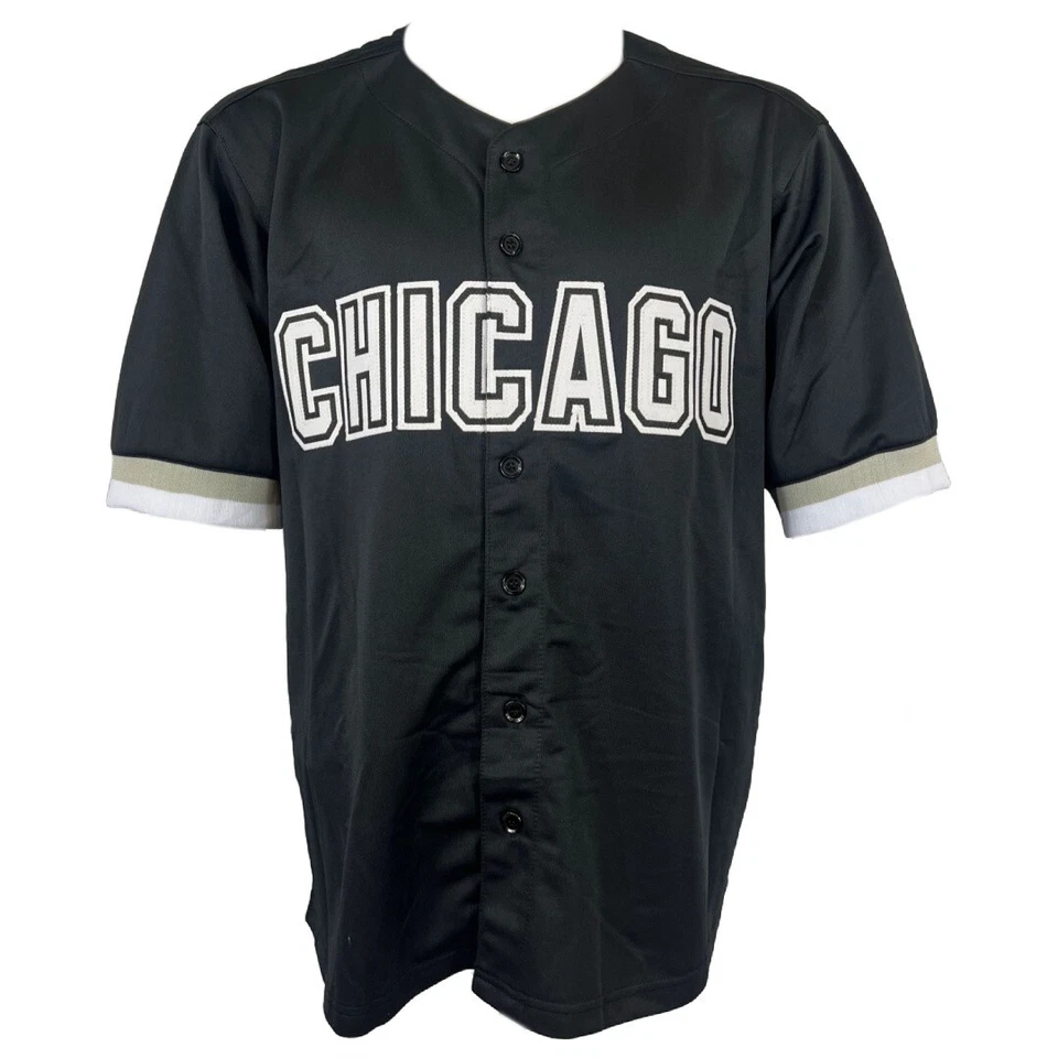 Camiseta con inscripción firmada autografiada por Carl Everett MLB Chicago White Sox certificado de autenticidad JSA Foto 3 de 3