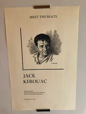 R. CRUMB "JACK KEROUAC: MEET THE BEATS" LIMITED EDITION PRINT 1985 