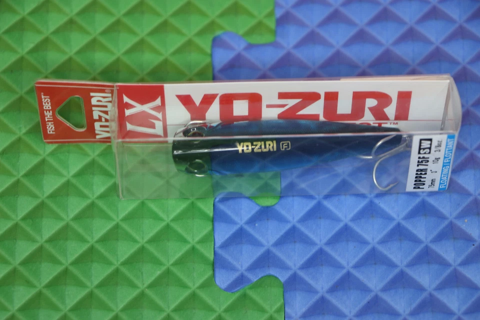 Señuelo de pesca flotante de 3"" YO-ZURI Popper 75F SW Sardina TopWater Foto 4 de 4