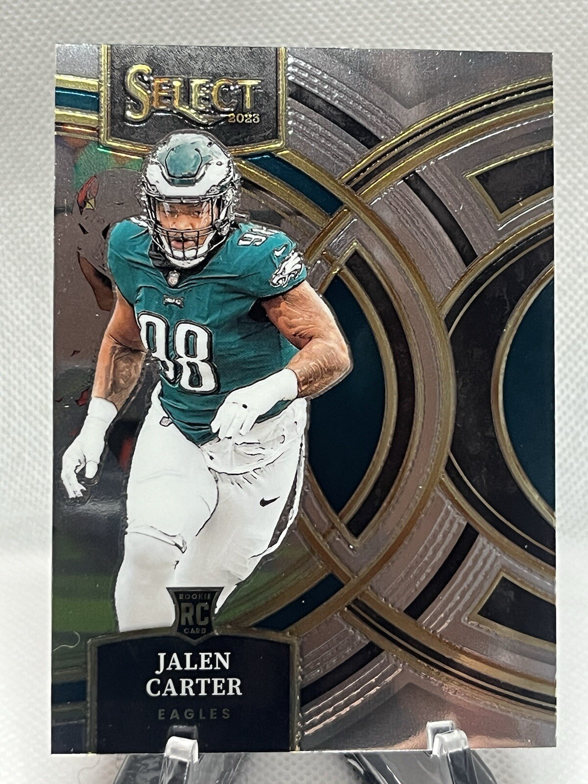 2023 Panini Select Jalen Carter Premier Level RC #171 Rookie Philadelphia Eagles