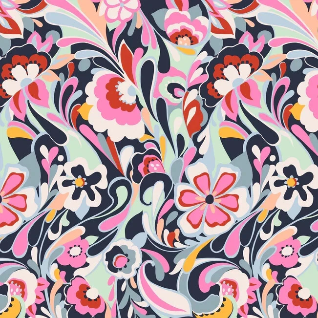 Vera Bradley MOD PAISLEY Fleece Throw Blanket 80" x 50" NWT - Image 4 of 4