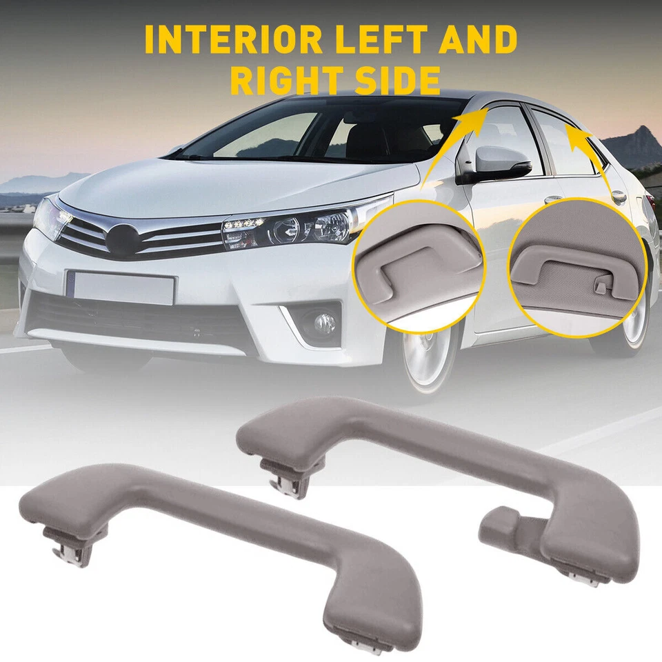 Front +Rear Inner Roof Ceiling Pull Handle Grab For Toyota Corolla Yaris Rav4 4x Foto 2 de 4
