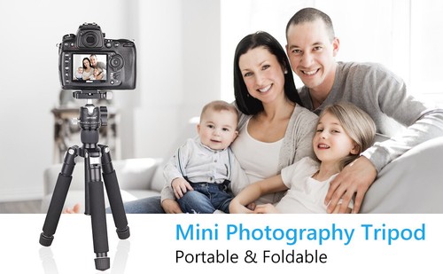 ARTCISE 32" Portable Compact Desktop Tripod Macro Mini Tripod for DSLR Camera - Picture 5 of 11