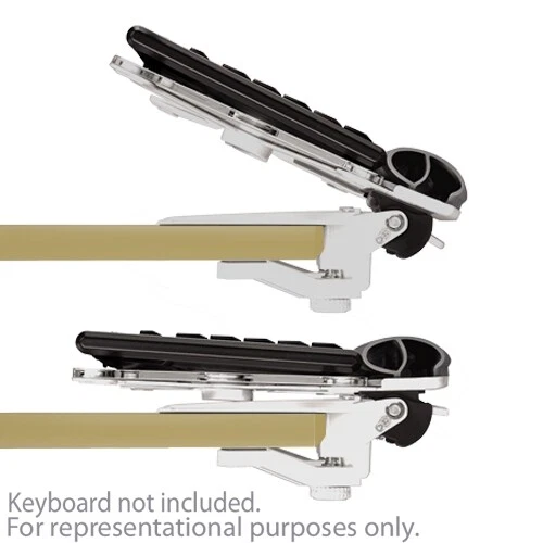 Fellowes CRC93847 Keyboard Tray with Ergonomic Silicone Wrist Rest for Desk - Image 4 of 4