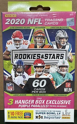 2020 Panini Rookies & Stars Football Hanger Box -  Factory Sealed - Burrow RY