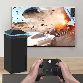 RGB Cooling Fan for Xbox Series X Console Low-Noise Adjustable 3-Speed USB Hub