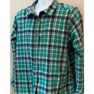 orvis womens fleece lined flannel shirt jacket