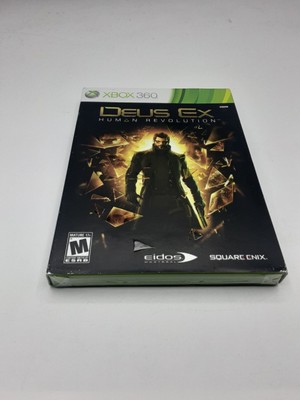 Deus Ex: Human Revolution (Microsoft Xbox 360, 2011) + Slipcover BRAND NEW