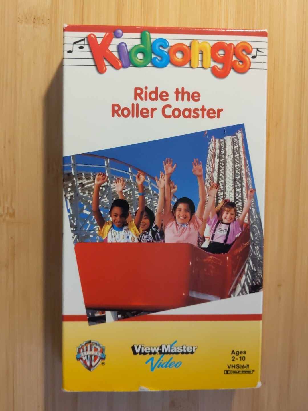 Kidsongs Ride Roller Coaster VHS Video Tape Grelly USA