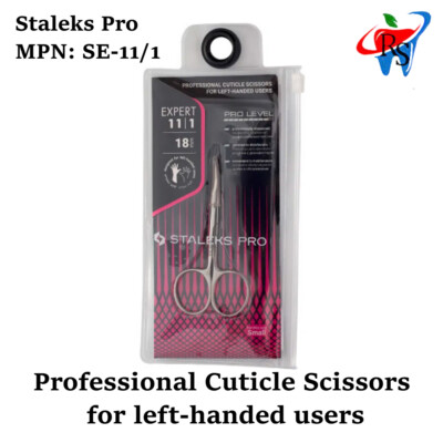 Staleks Pro Maniküre Professionelle Nagelhautschere für Linkshänder SE-11/1