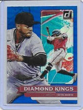 2022 Donruss Baseball Ketel Marte Arizona #30 Diamond Kings Blue Holo Prizm