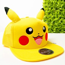 Pokemon Pikachu Ears Cap Adjustable Youth Adult Hat Nintendo New with tags