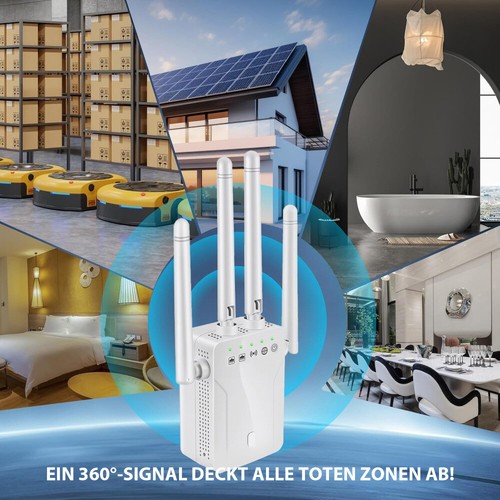 WLAN Repeater Verstärker, 2,4GHz WiFi Extender Mit Repeater/AP Modus, Booster . - Bild 17 von 18