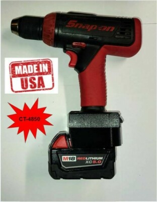 Snap On 18v nicad to Milwaukee M18 adapter global shipping