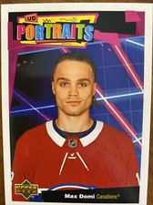 20-21 UD Series 1 Hockey Portraits P-15 Max Domi