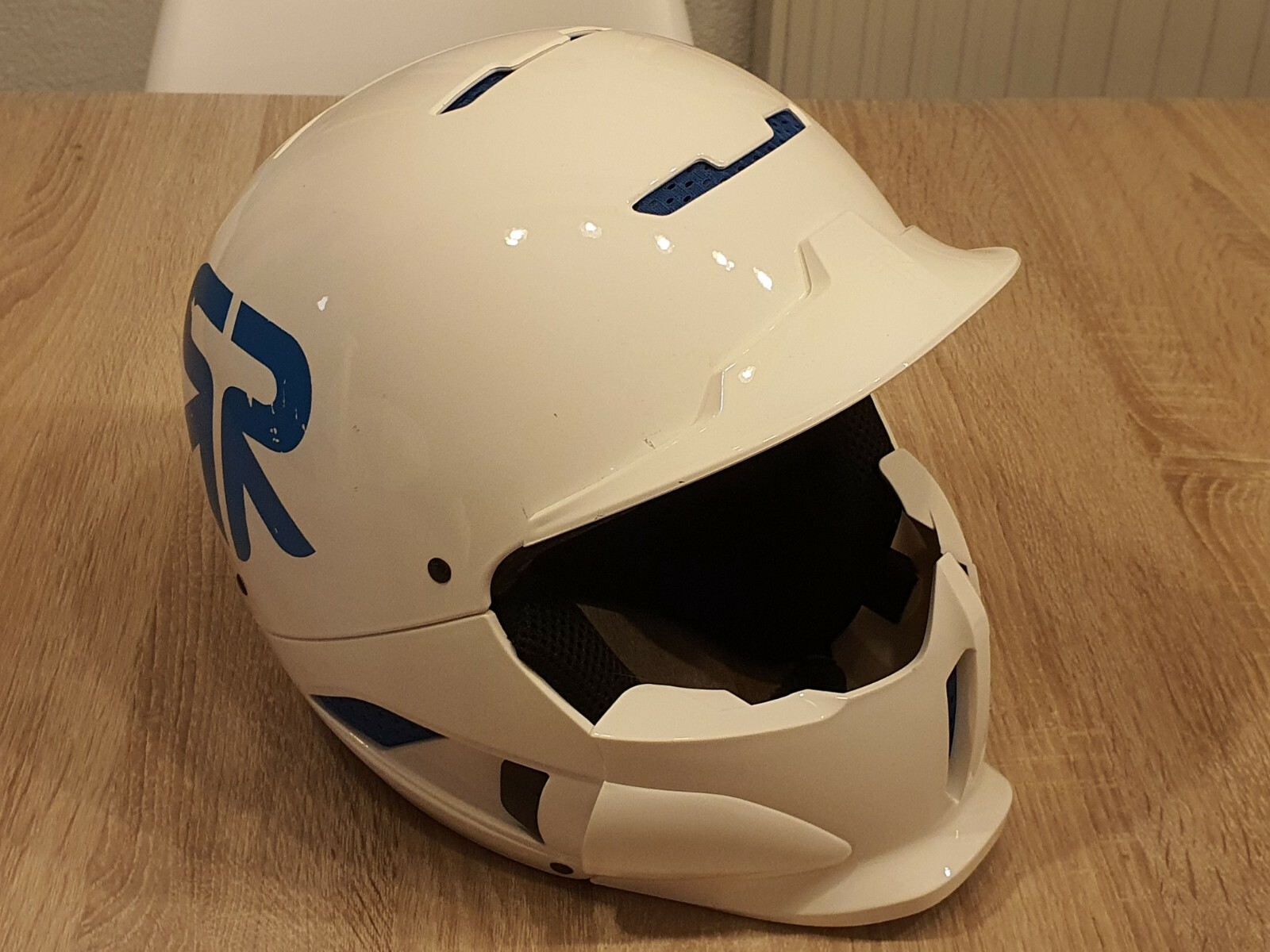 Ruroc ICE rg1-x Bianca Blu Casco Sci Snowboard Casco Sci, Google