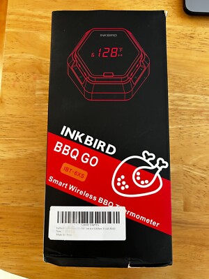 Inkbird BBQ GO IBT-6XS Bluetooth Smart Thermometer (Open Box) FAST FREE SHIPPING