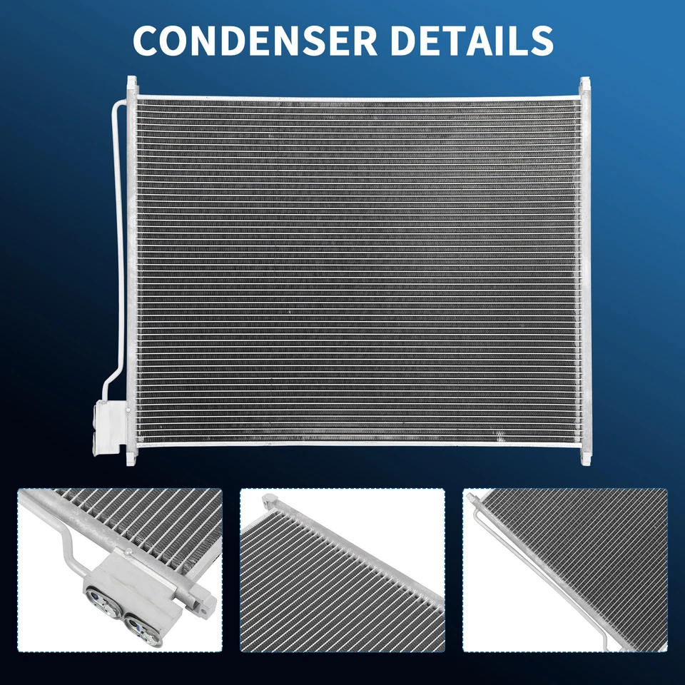 AC Condenser For 1999-07 Ford F-250- F-550 Super Duty 00-05 Ford Excursion 4883 Foto 4 de 4