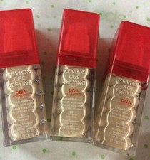 3 X Revlon Age Defying with DNA Advantage Makeup Foundation 05 Fresh Ivory NEW.