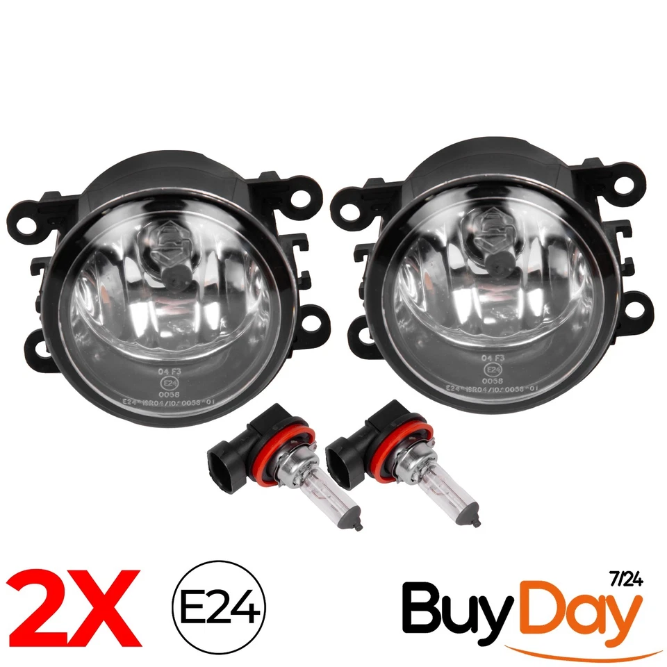 Fog Light Pair for Transit MK7 C4 307 Navara Swift Duster | Left + Right H11 - Image 2 of 4