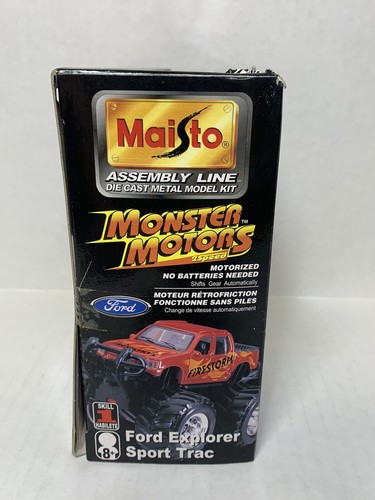 Neu 2001 Maisto Monster Motors rot Ford Explorer Sport trac Druckguss LKW - Bild 3 von 7