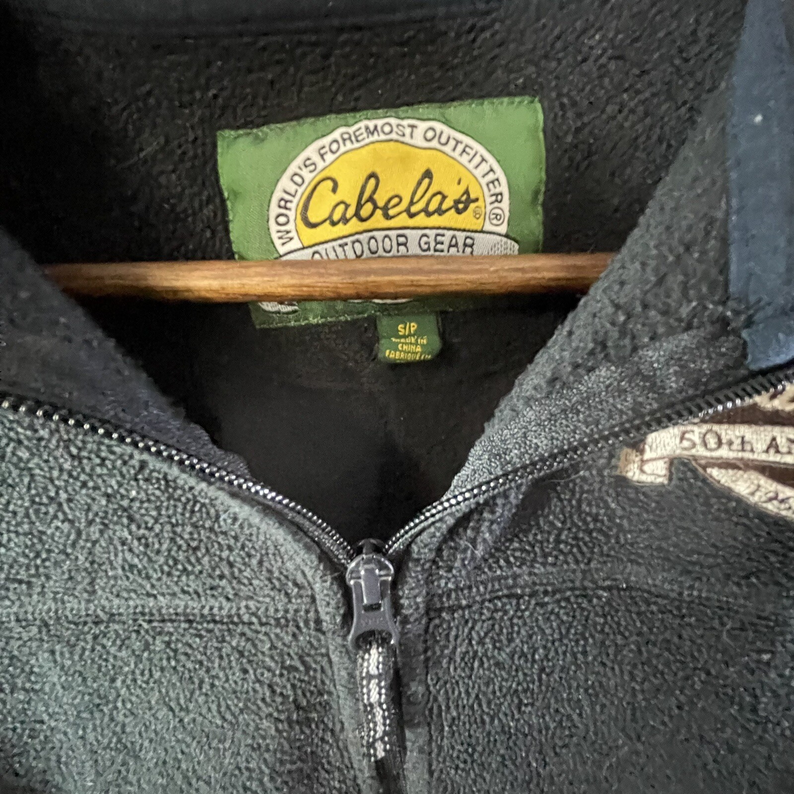 Cabela's 50th Anniversary Mens Fleece Jacket Size Sm … Gem