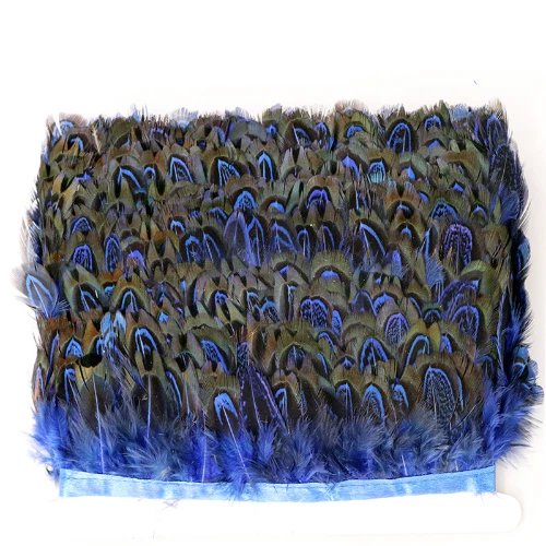 10Meter/lot RIngneck Pheasant Feathers Trim Ribbon Trimming Feathers Crafts DIY - Image 4 of 4