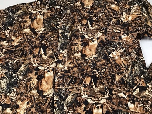 Duck Head Expedition Mens Big Buck Camo Button Shirt Hunting XL Long Sleeve - Picture 2 of 9