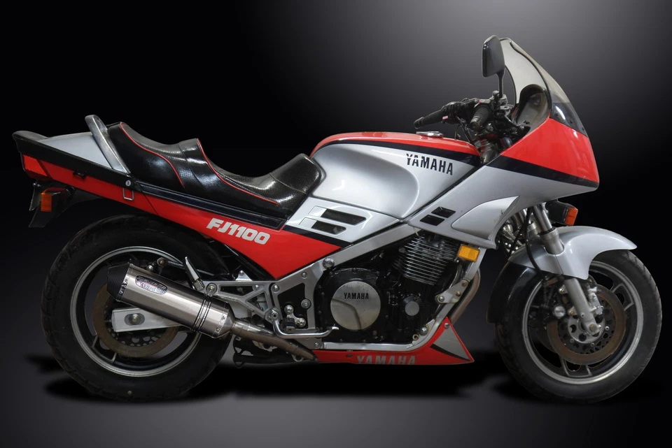 Yamaha FJ1100 FJ1200 1TX 84-88 Kit de silenciador de escape de acero inoxidable XOval 13,5" Foto 3 de 4