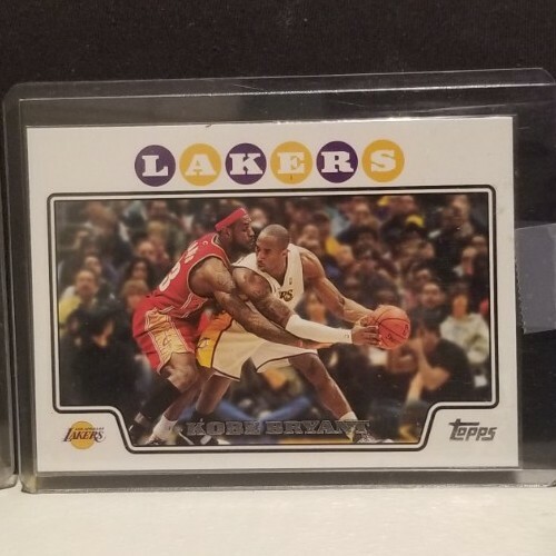 2008-09 Topps #24 Kobe Bryant w/ LeBron James Los Angeles Lakers