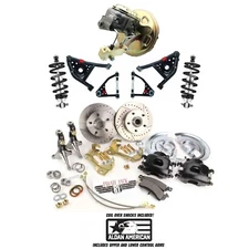 1967-69 Camaro Disc Brake Kit 11" Delco Moraine Disc Brake Kit Aldan Coil Overs