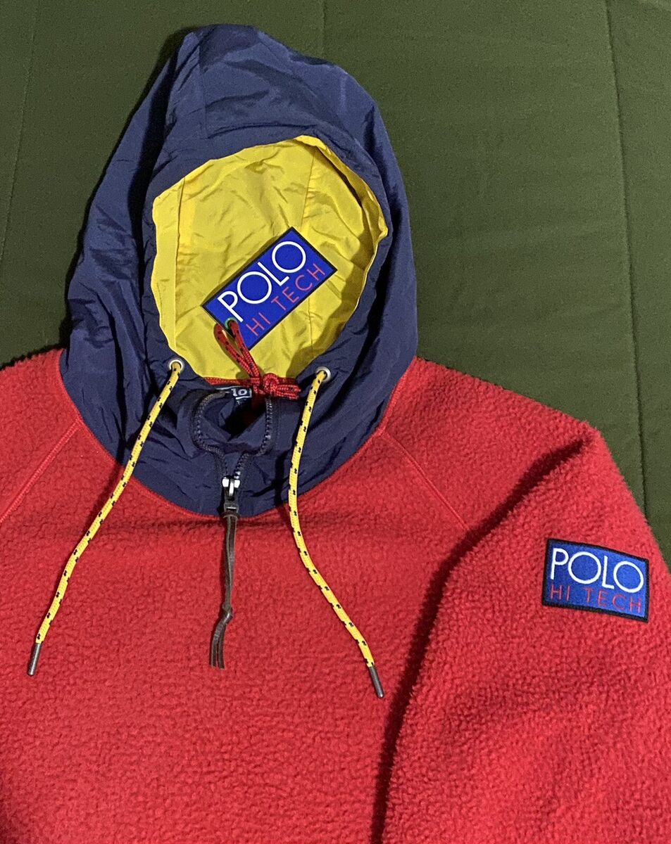 Polo Ralph Lauren Hi Tech Hybrid Fleece Hoodie Men's Size Polo Ralph Lauren Hi Tech Hybrid Fleece Hoodie Men's Size