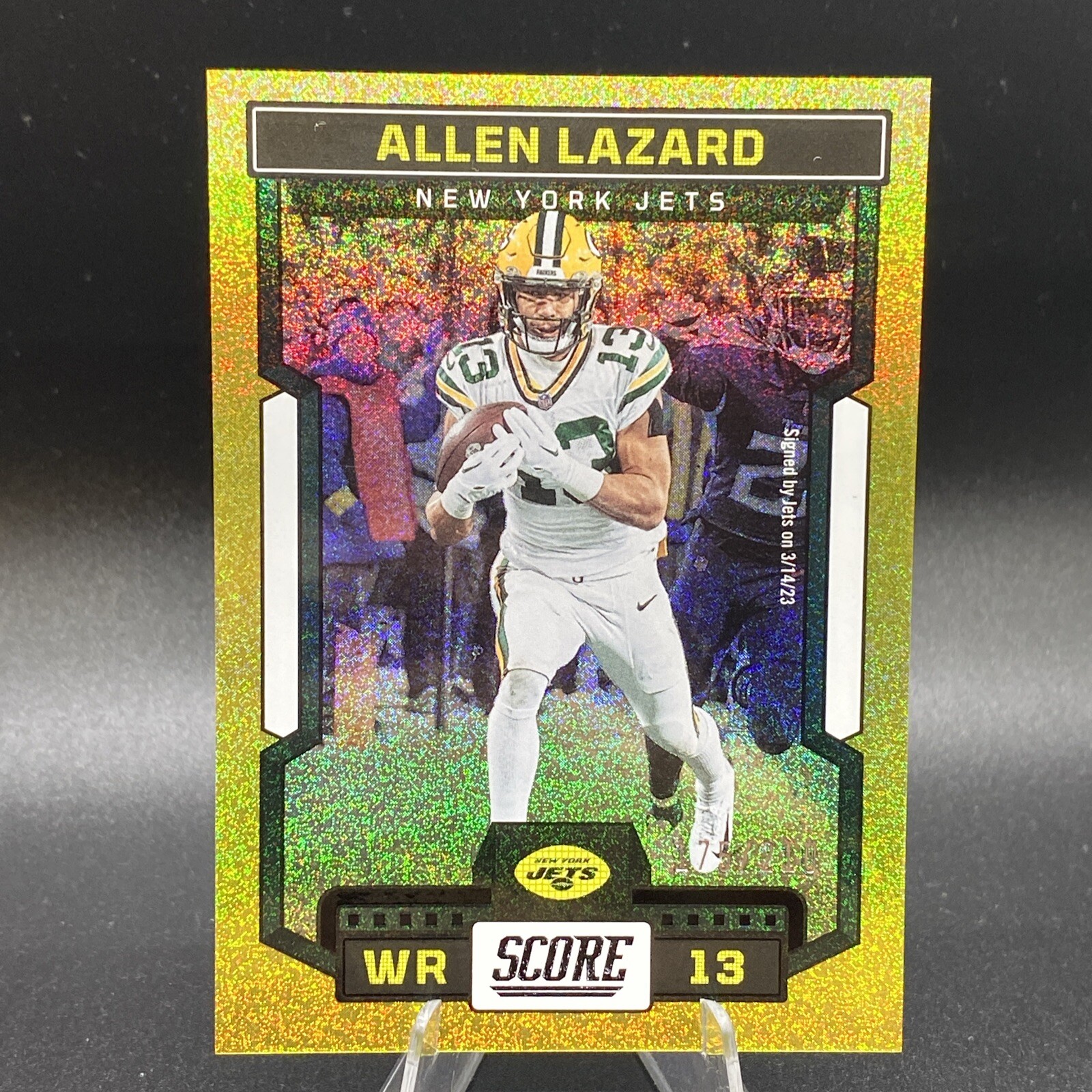 2023 Score - Gold #94 Allen Lazard  175/210