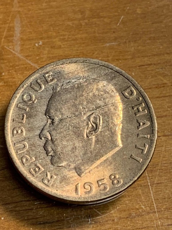 Haiti 1958  5 Centimes U.S. Min Made Uncirculated Condition SKU# 33235