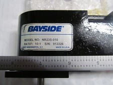 Bayside / Parker Model: NR23S-010.  10:1 Ratio Gearhead New Open Box -FLASH SALE