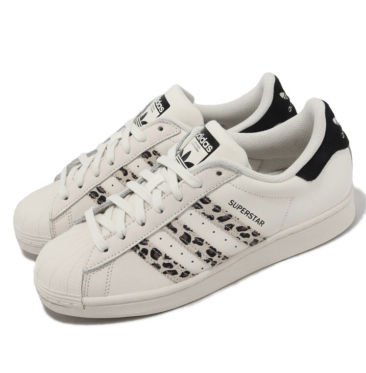 ☆大人気☆adidas Originals Superstar leopard Off White adidas Originals Superstar Classic Tennis Shoes OffWhite