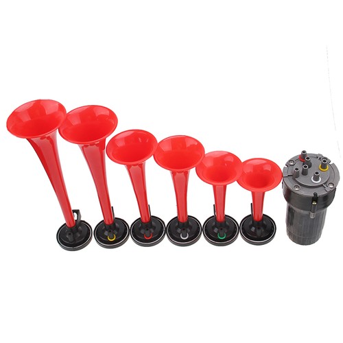 DOCTOR ZIVAGO MUSICAL AIR HORN KIT 6 Trumpets 12v Compressor ALPEX eBay