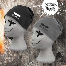  MR REVIEW LOGO BEANIE SCHWARZ ODER GRAU 