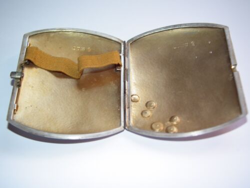 Scarce 1902 Art Nouveau Silver Pearl Gold Cgarette case By Heinrich Levinger - Picture 9 of 12