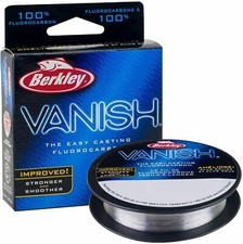 Berkley Vanish 250yds Flurocarbon Clear Fishing Line - Choose Lb BRAND NEW @ eBa