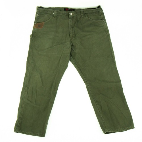 Riggs Workwear Carpintero Pantalones Wrangler para hombres 39 Verde Oliva  Lado pokets Cierre De Cremallera | eBay