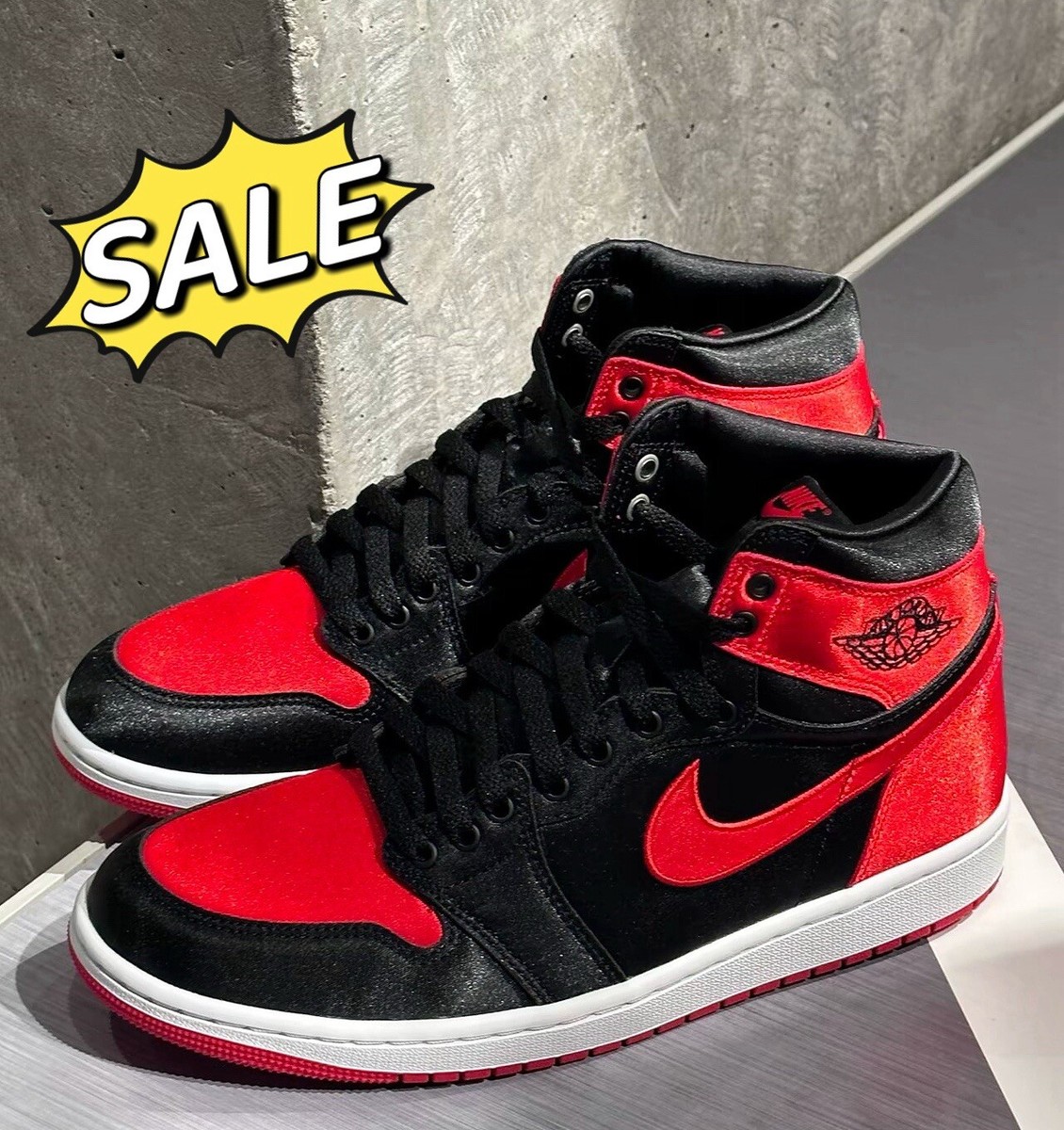 Nike Jordan 1 Retro High OG Satin Bred Red Black FD4810-061 Nike Jordan 1 Retro High OG Satin Bred Red Black FD4810-061