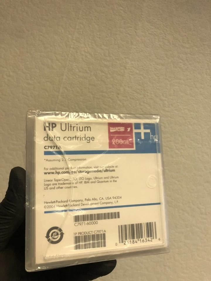 X2 HP C7971-60000 Ultrium LTO1 200GB Data Cartridge | C7971A UK SELLER - Image 4 of 4