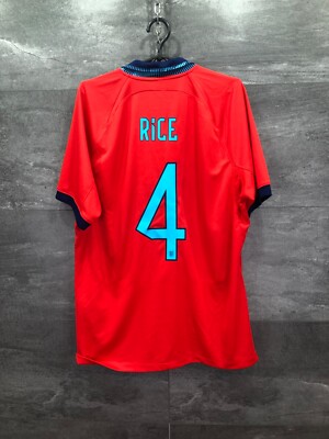 England Football Nike Shirt Jersey 2022/23 Away - RICE #4 Size L