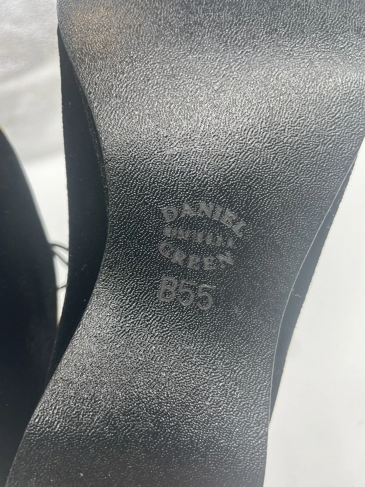 Zapatillas informales negras Daniel Green Glamour para mujer B55 talla 5,5 vintage Foto 4 de 4