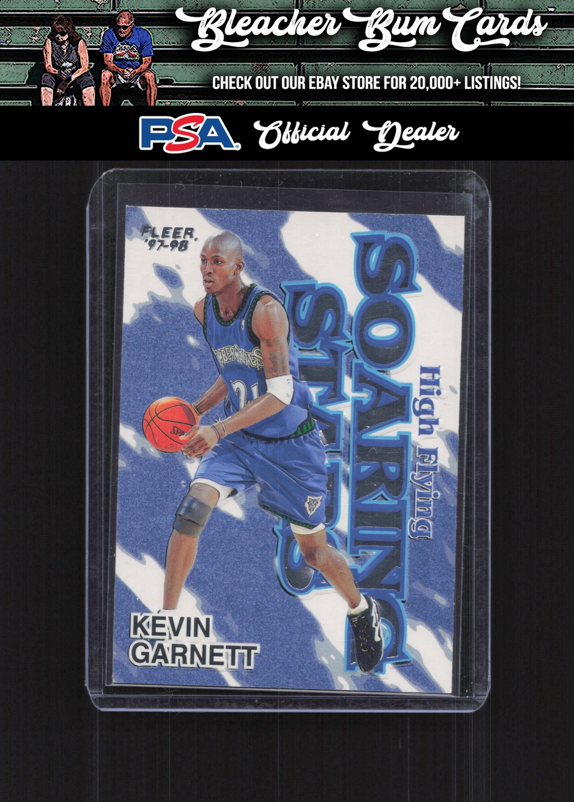 1997-98 Fleer 6 HFSS Kevin Garnett High Flying Soaring Stars