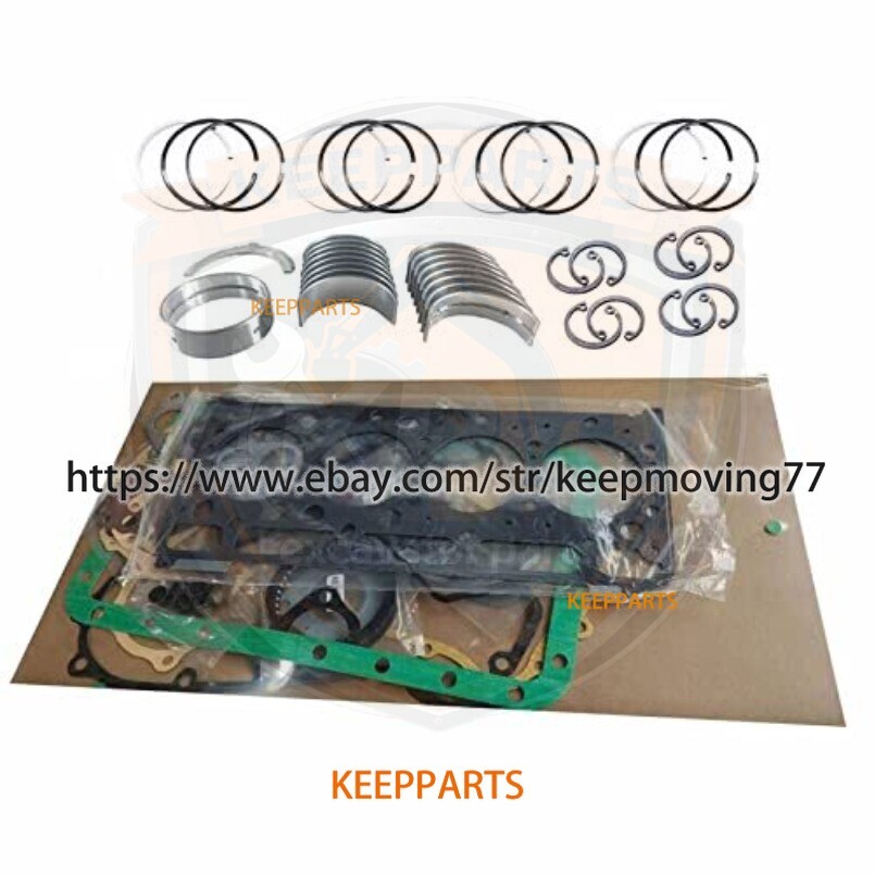 4D35 4D35T Overhaul Re-ring Kit Compatible for Isuzu 4BA1 Engine TLD26 TLD64