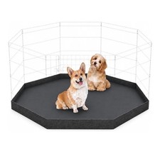 Dog Playpen Bottom Pad Fits for 24 Inch 8 Panels Metal Exercise Pet Playpen, ...