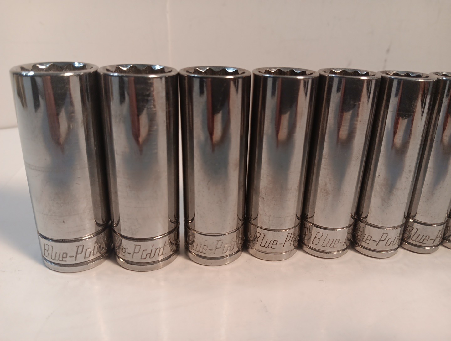 Blue Point 13 Pc 3/8” Drive Deep Metric Socket Set 6mm-18mm 12pt BLPLM Tool Xlnt